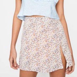 Skylar + Madison Dollskill Women’s Size Large Animal Print Side Slit Mini Skirt